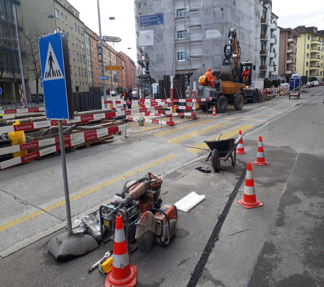 Baustelle im kommunalen Tiefbau - InfraCarbon Video