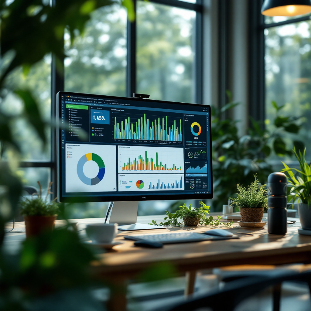 Ökobilanzierung und CO₂-Analyse am Bildschirm